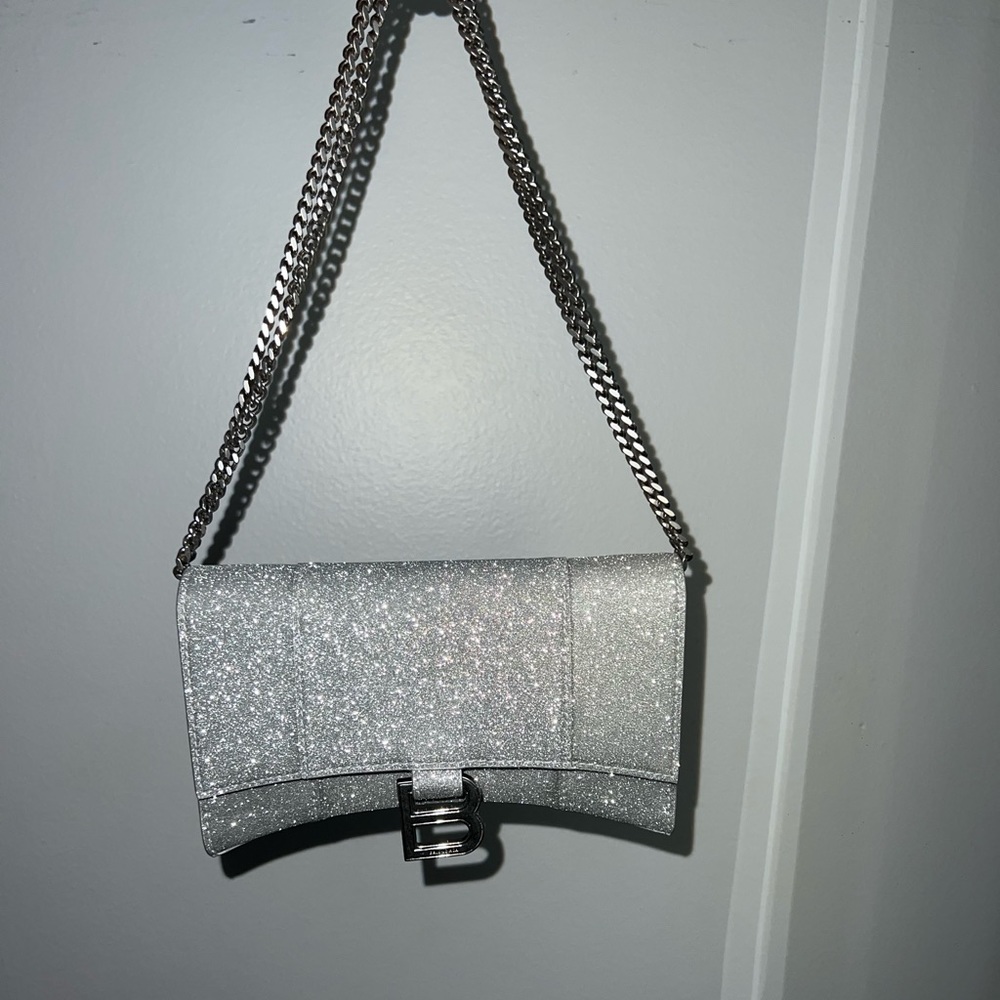 Balenciaga Sparkle Wallet On Chain Purse
